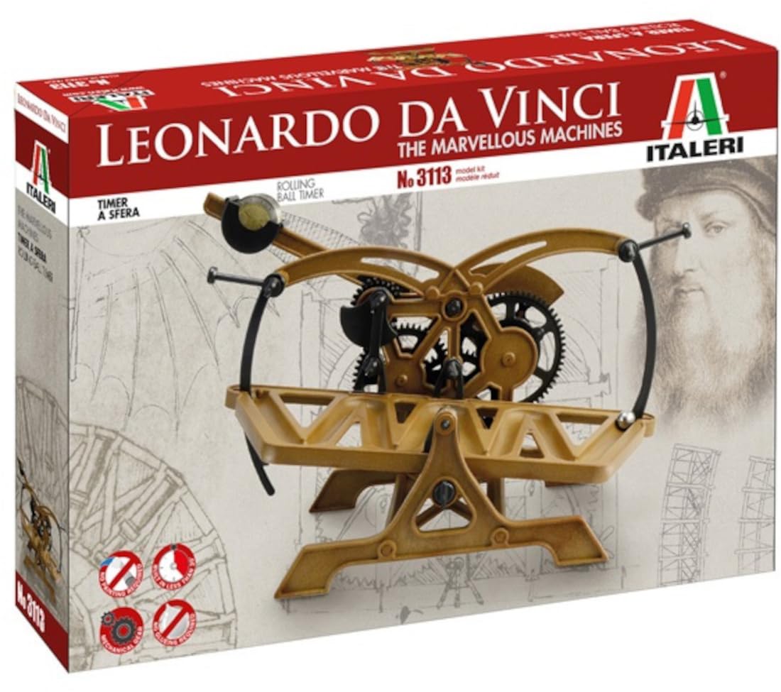 Platz ITALERI IT3113 Leonardo Da Vinci Rolling Ball Timer Plastic Model