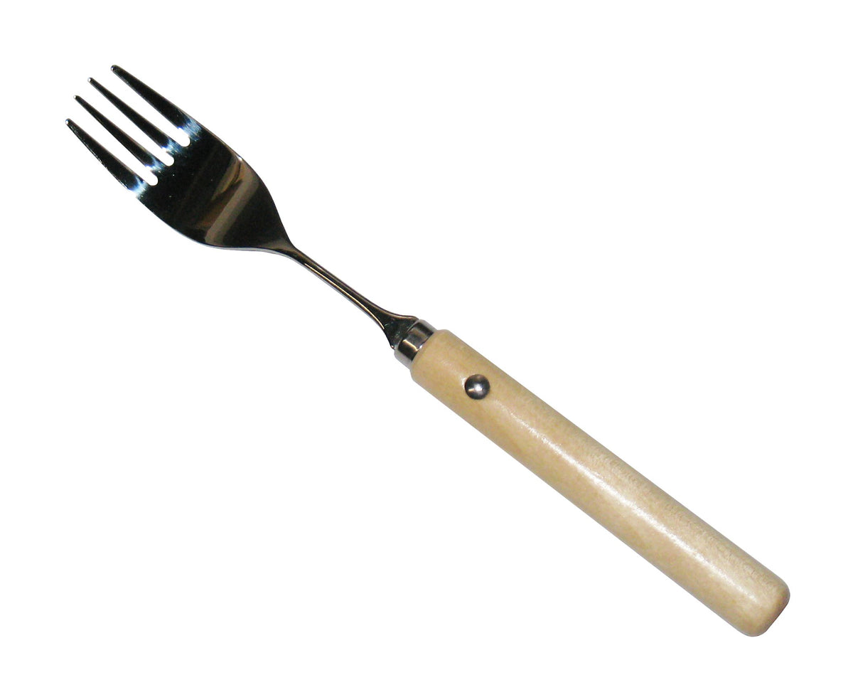 Wooden Round Handle Fork Large (R-8)