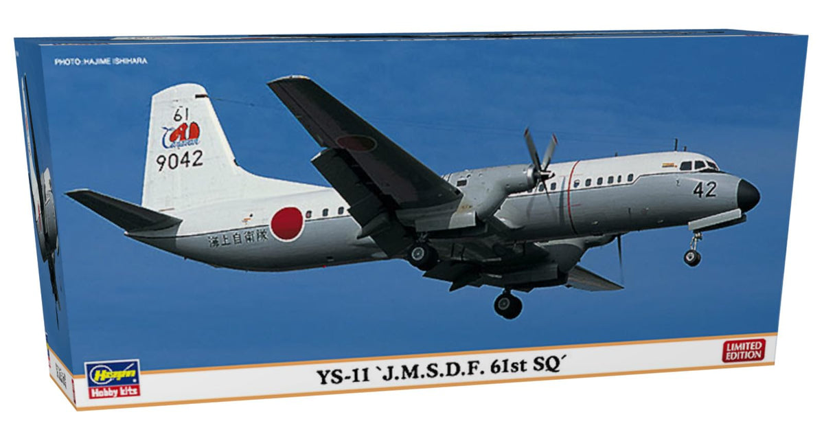Hasegawa 010806 1/144 YS-11 JMSDF 61st SQ Plastic Model Kit