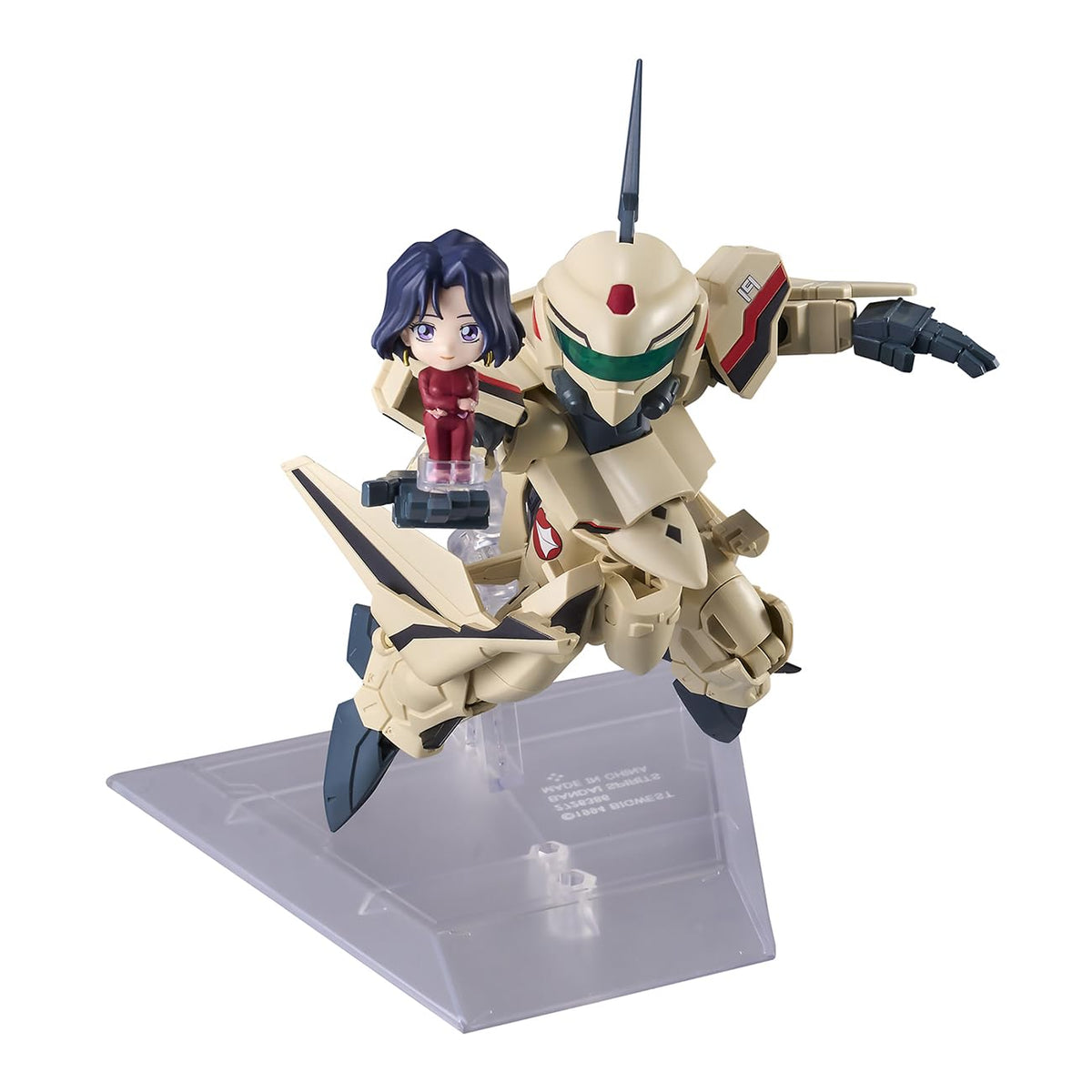 TAMASHII NATIONS - Macross Plus - YF-19 (Isamu Alva Dyson use) with Myung Fang Lone, Bandai Spirits Tiny Session Figure