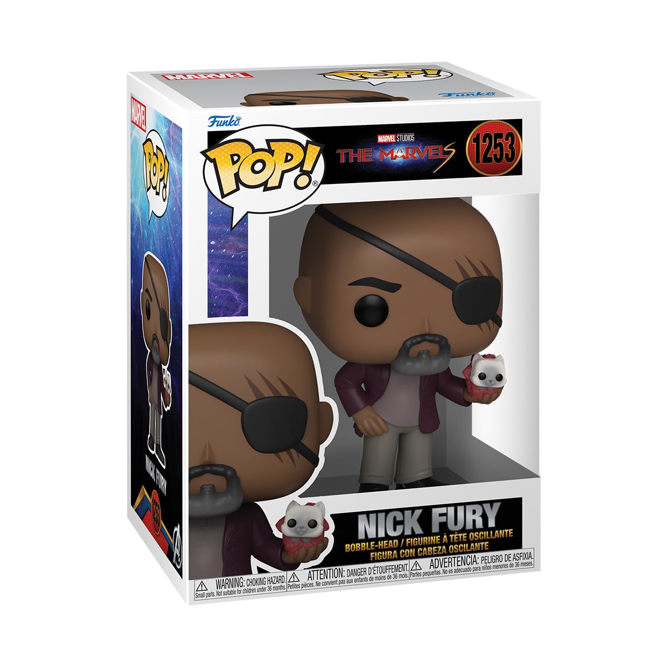 Funko POP! Vinyl: The Marvels - Nick Fury