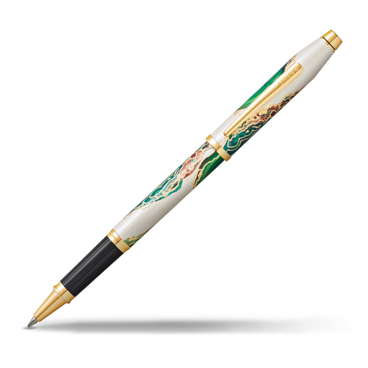 Cross Wanderlust Refillable Rollerball Pen Presented in a Luxury Gift Box - Medium Point, Black Ink,