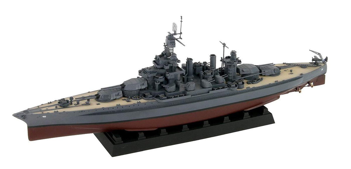 Pit Road 1/700 Skywave Series United States Navy Battleship BB-46 Maryland 1945 Flag/Ship Name Plate with Etched Parts/Brass Barrel Plastic Model W199SP