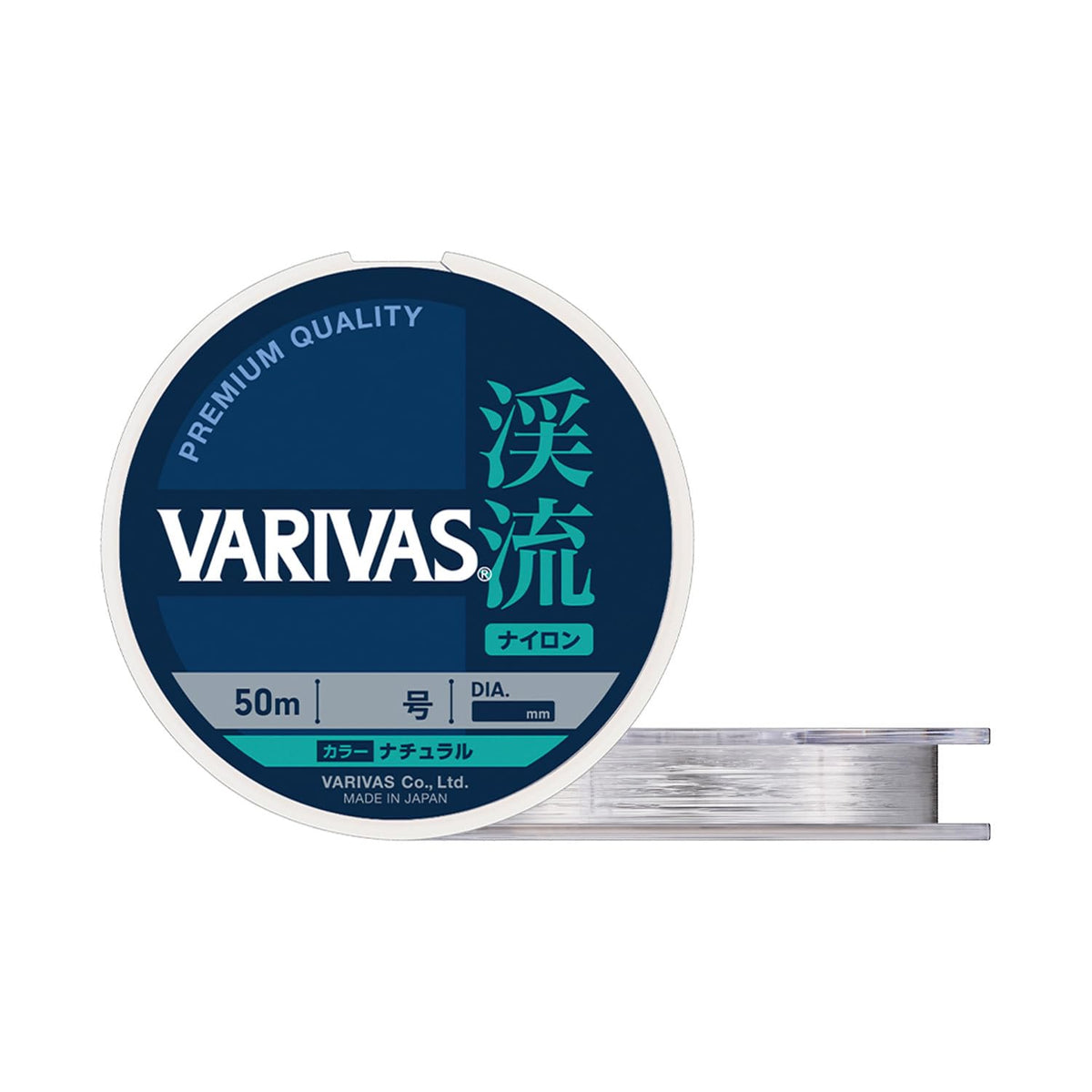 Varivas Mountain Stream Nylon, 164.0 ft (50 m), Natural, No. 0.4