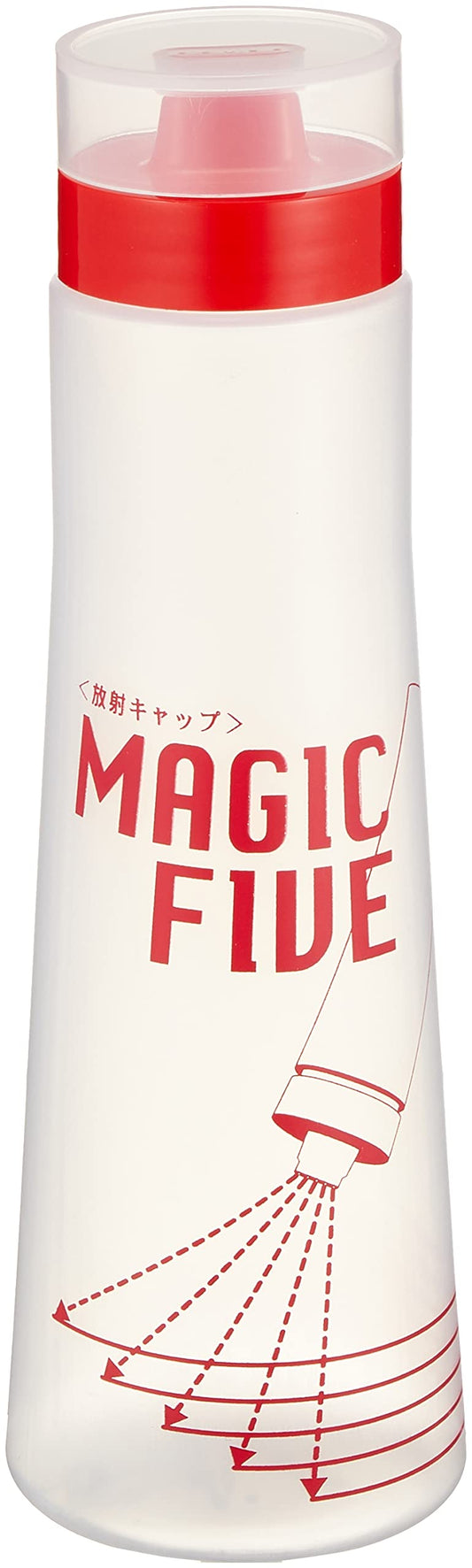 Endoshoji BDI403 Magic Five Condiment Container, Red, 10.1 fl oz (300 cc), Commercial Use