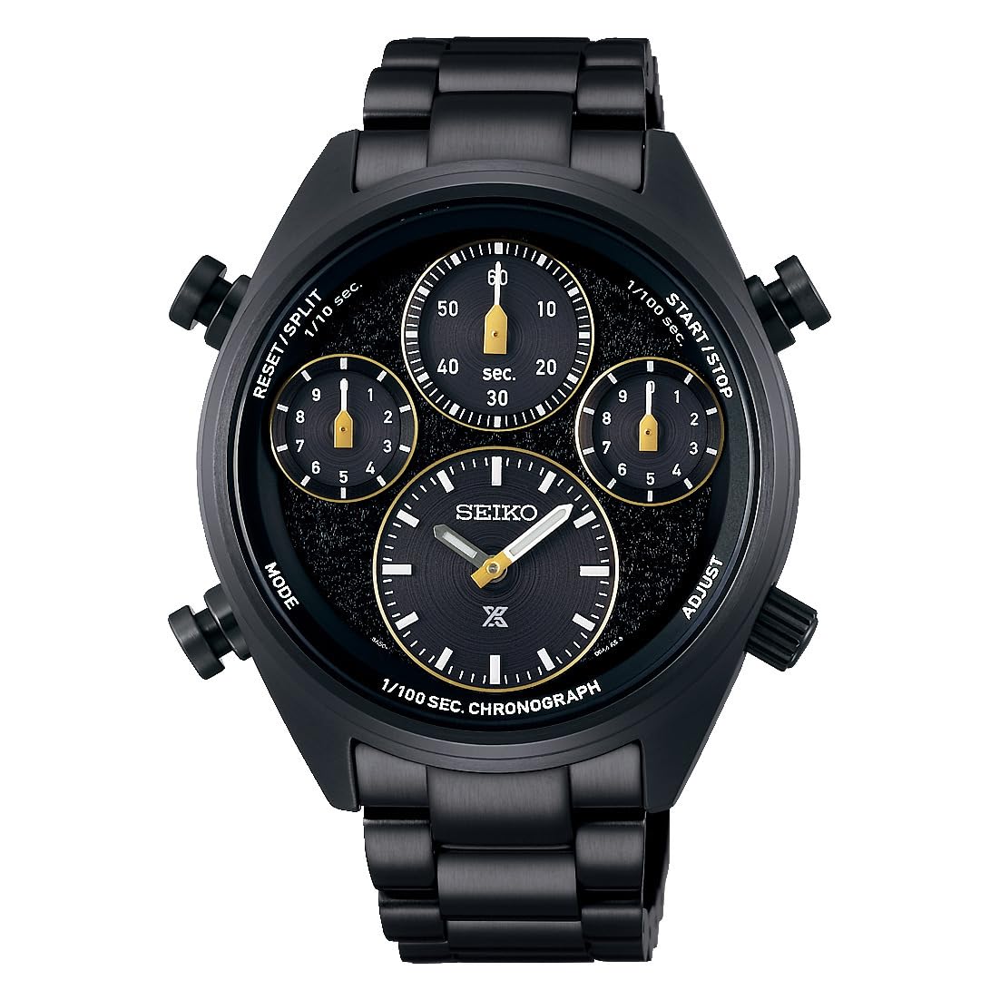 SEIKO SBER007 [PROSPEX SPEEDTIMER World Athletics Budapest 23 Commemorative Limited Edition Solar Chronograph Metal Band Men's] Watch Japan Import July 2023 Model