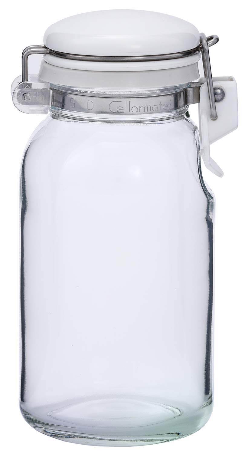 Seisho 223453 CellarMate Storage Bottle, Convenient Condiment Bottle, Glass Container, 10.1 fl oz (300 ml), Made in Japan