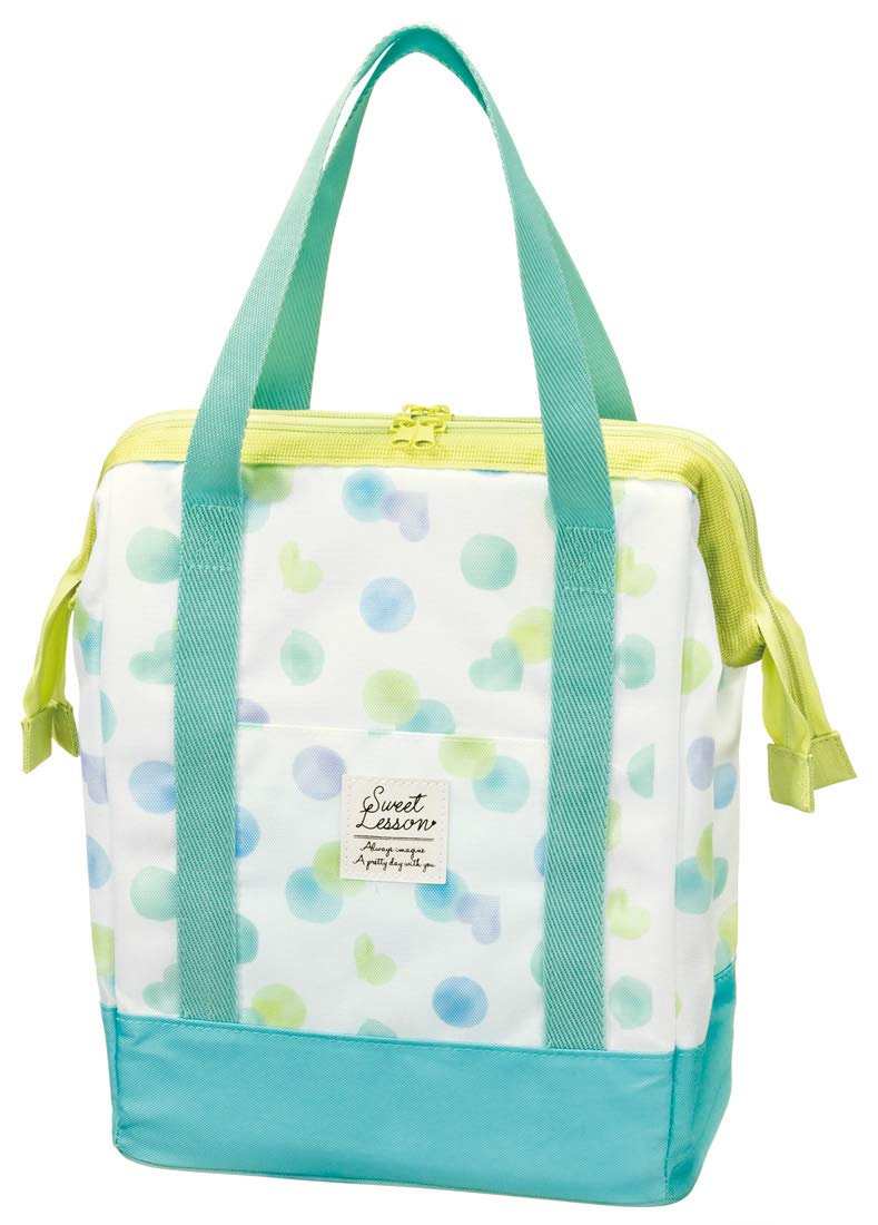 Skater KGAW1 Lunch Bag, Cooler Bag, Sweet Lesson, Mint, 11.0 x 13.8 x 2.8 inches (28 x 35 x 7 cm)