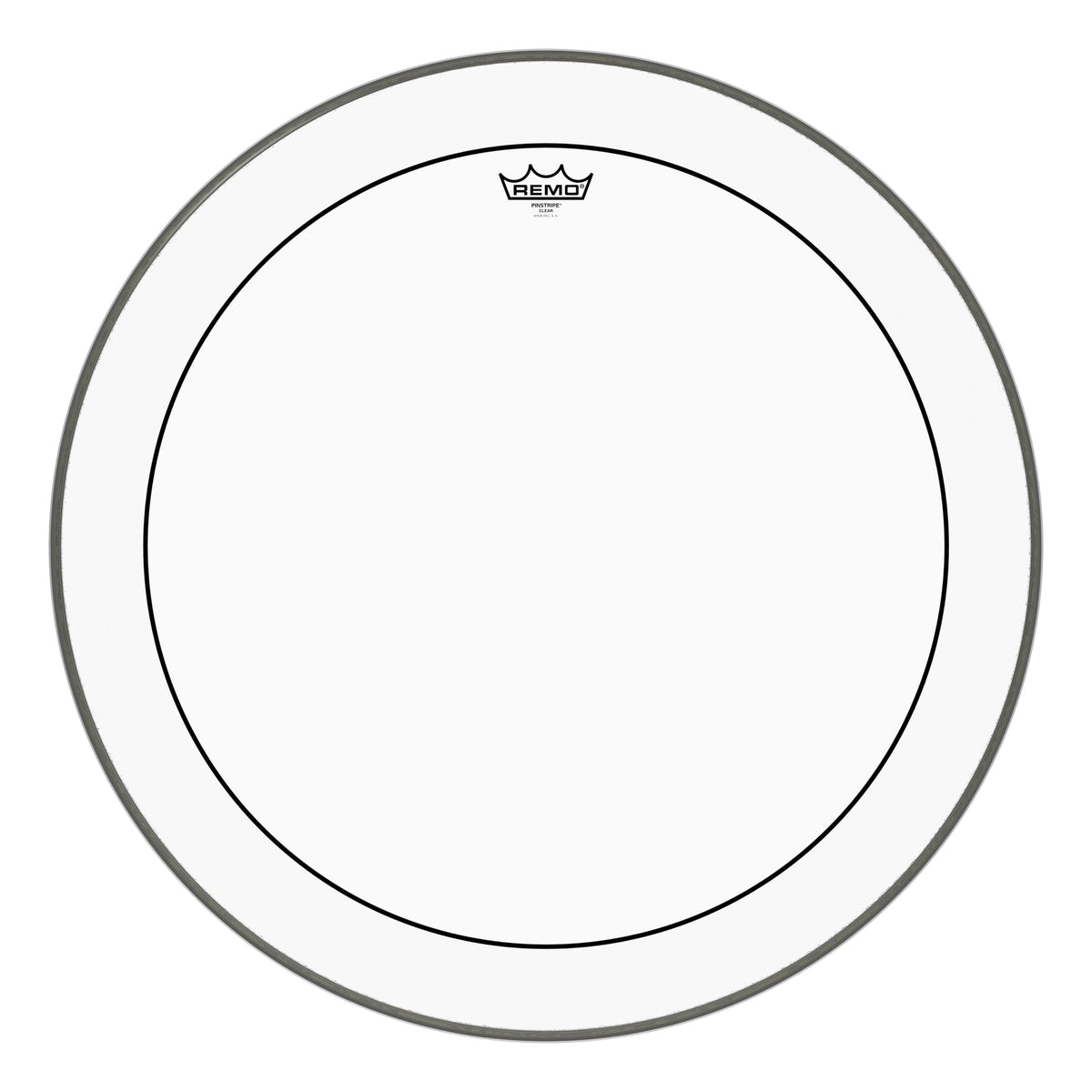 Remo Pinstripe Clear Bass Drumhead, 26"