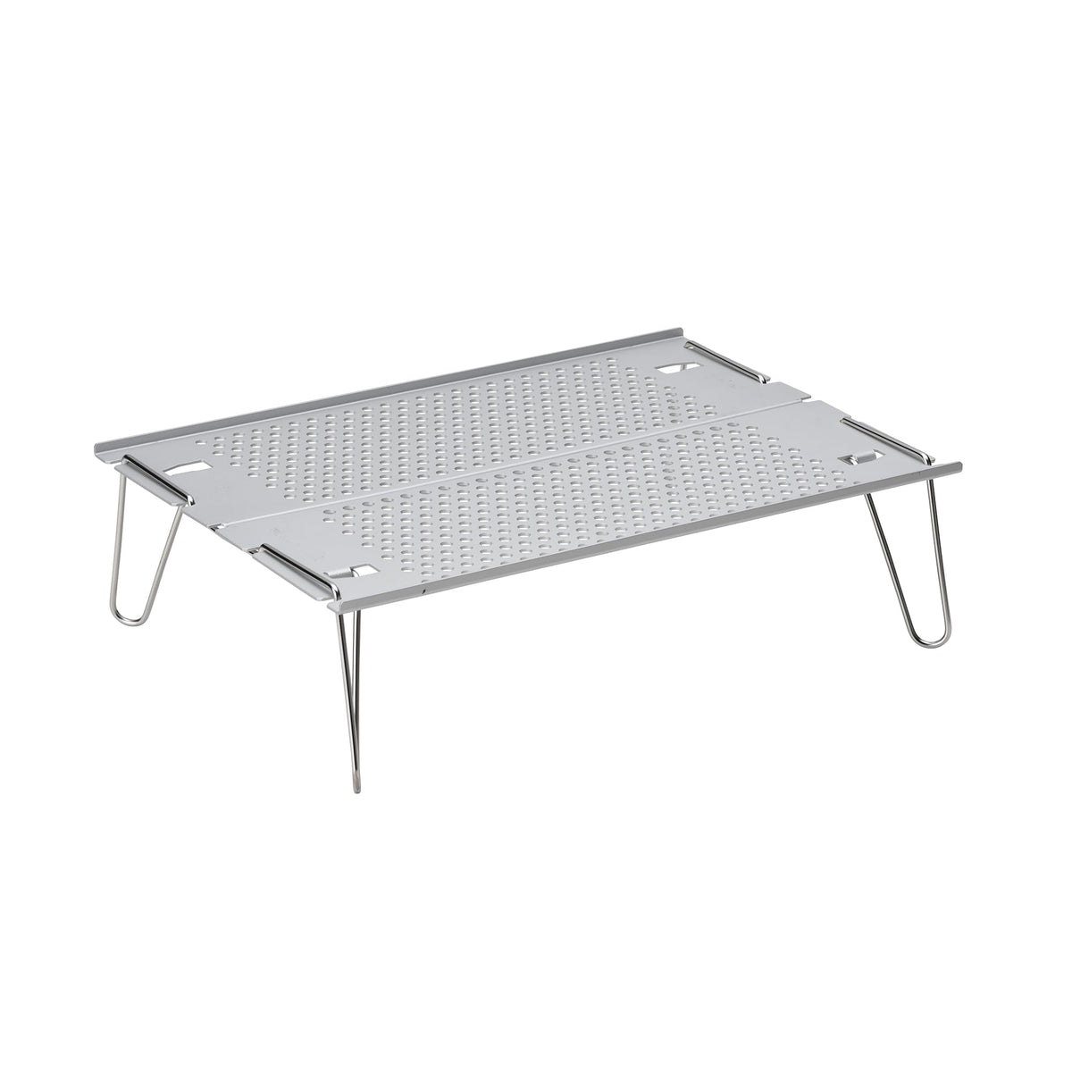 Snow Peak’s Ozen Solo Table, SLV-171, Aluminium, Lightweight for Backpacking, Designed in Japan, Lifetime Product Guarantee