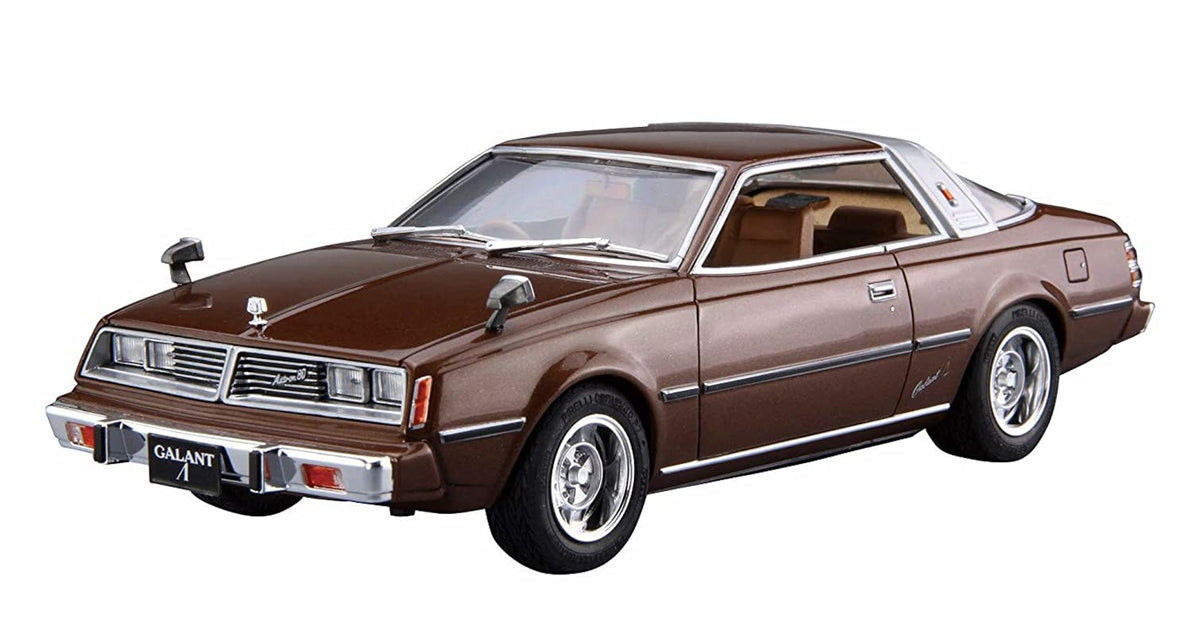 Aoshima 1/24 Scale Kit 58497 The Model Car 078 Mitsubishi Galant A133A 1978