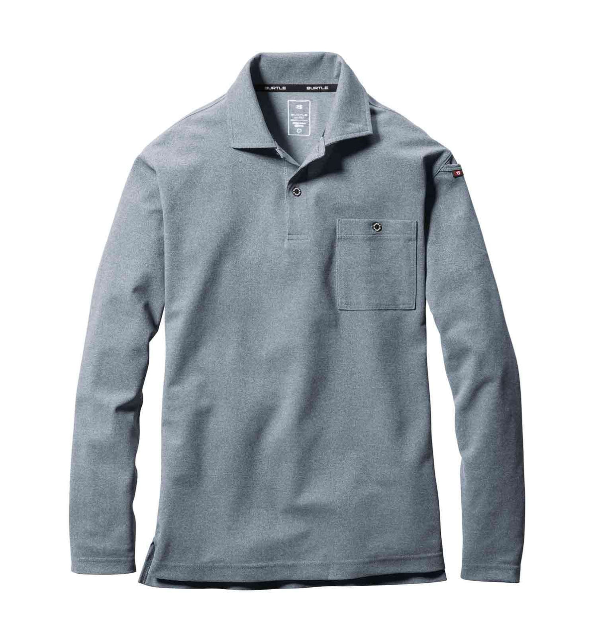 バートル BURTLE BARTLE Unisex All Season Long Sleeve Polo Shirt, Berke (Heathered) 665 52 LL