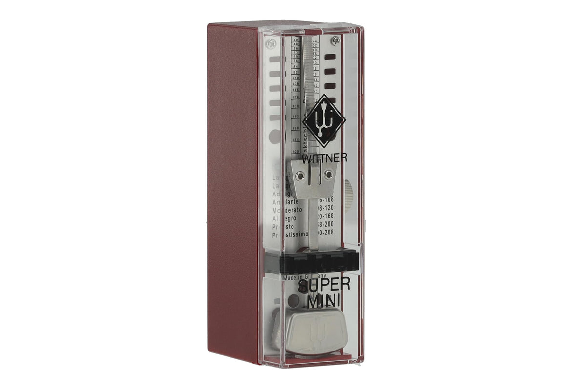 Wittner 903012 Taktell Piccolo Super-Mini Metronome, Ruby