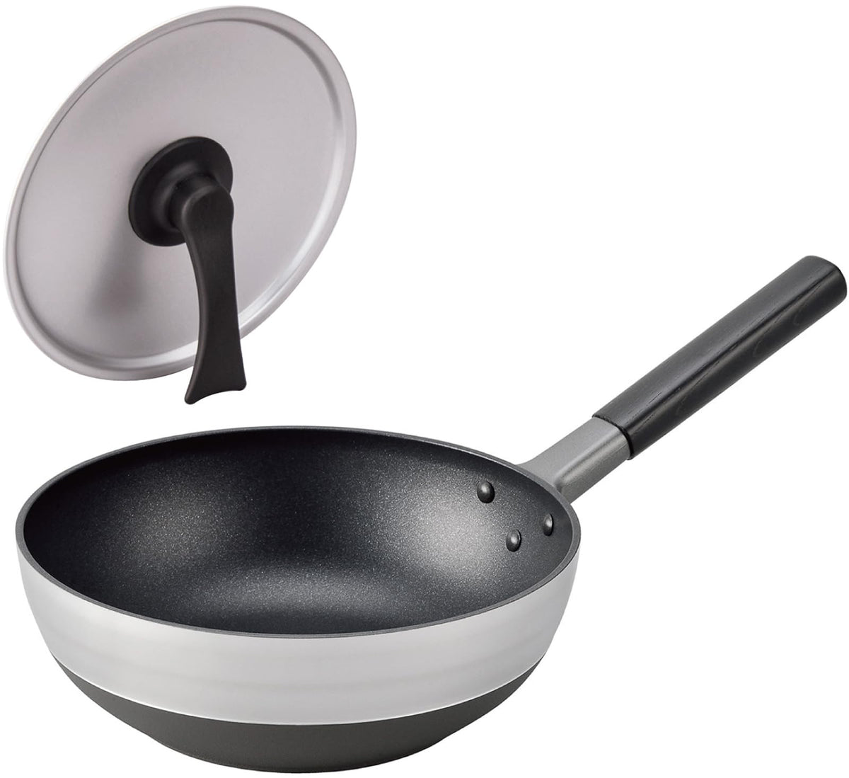 Hokuriku Aluminum Dustpan Pot, Oxic Acid, 9.4 inches (24 cm) HC17-TS247