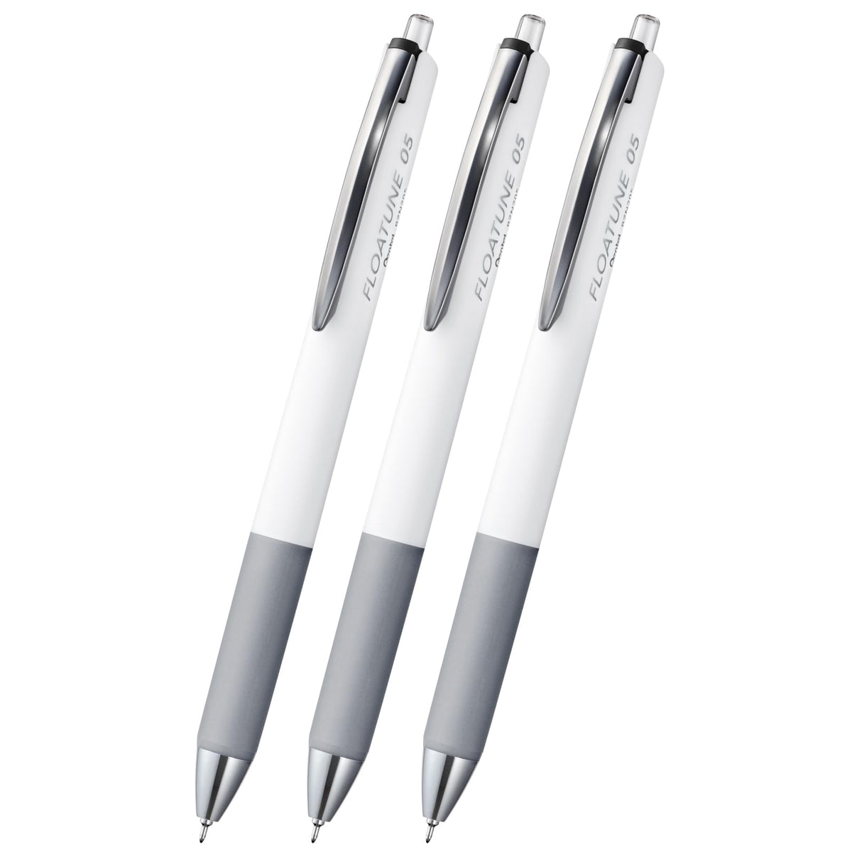 Pentel Oil Based Ballpoint Pen, Flowtune, 0.5mm, Black, 3 Pens BZN205A3AMZ