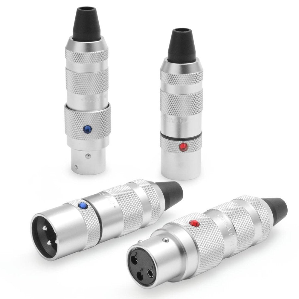 Oyaide Electricity XLR Connector 4 pcs Focus 1