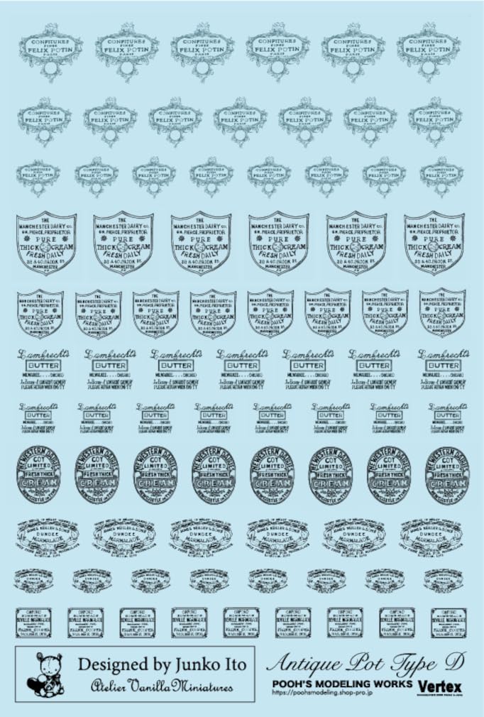 Decal for Pouse Modeling Works Bell Tex Old Type D Plastic Models DAV-01DC