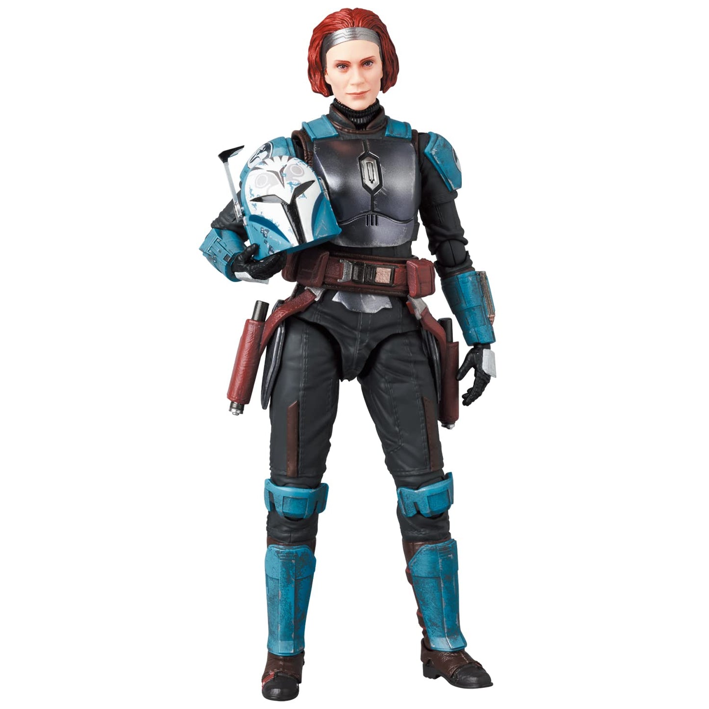 MEDICOM TOY MAFEX No. 208 BO-KATAN KRYZE The Mandalorian Ver., Total Height: Approx. 5.9 inches (150 mm), Non-scale, Painted Action Figure