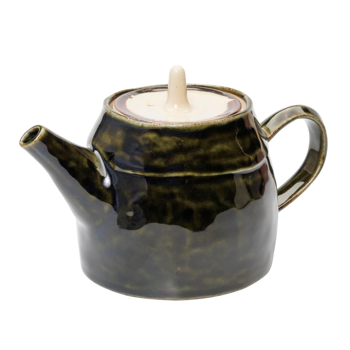 Mino Ware 500-04 Teapot Teapot, Capacity: Approx. 16.9 fl oz (480 ml), Nagomi Oribe Green, Made in Japan