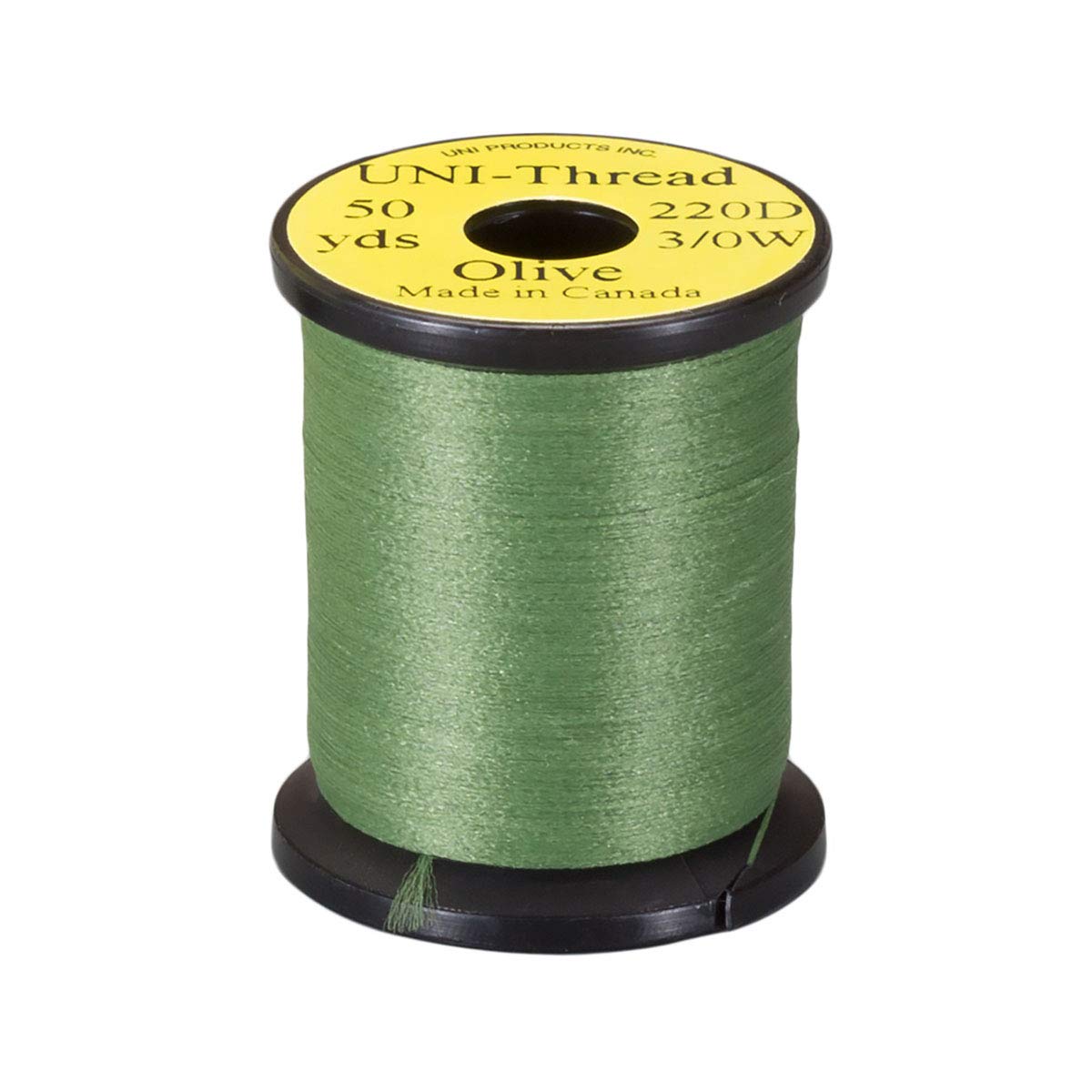 TIEMCO Fly Tying UNI Uni Thread, 3/0, 50 Yard, Olive