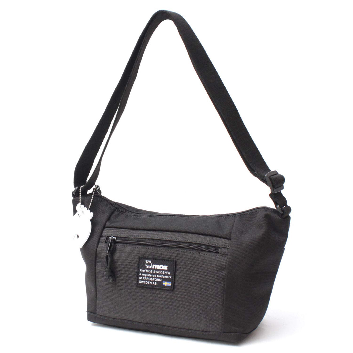Moz zzei-11-Black Shoulder Bag, Black