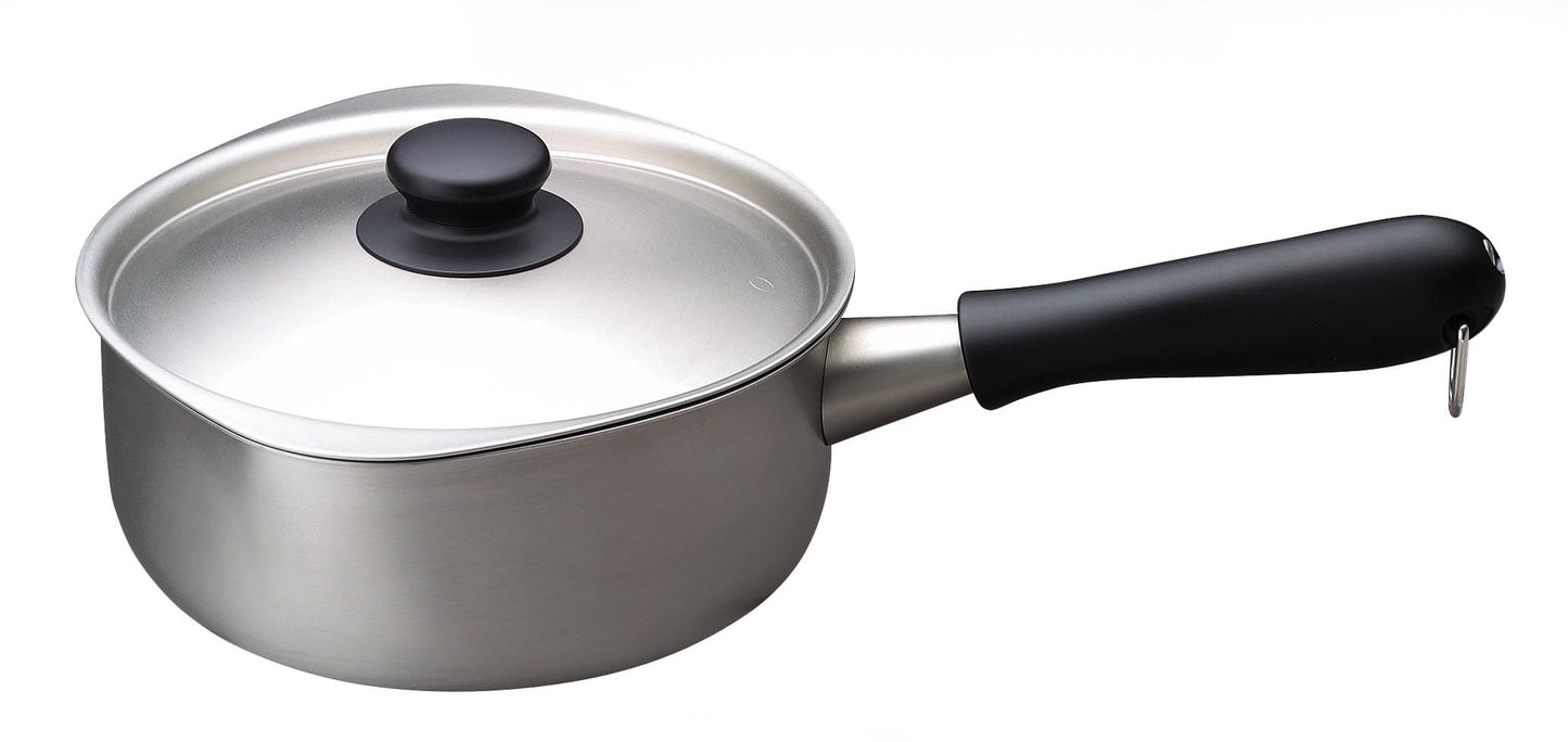 Sori Yanagi Japanese-made three-layer steel saucepan 18p (stainless steel + aluminum 3 -layer - matte) IH correspondence