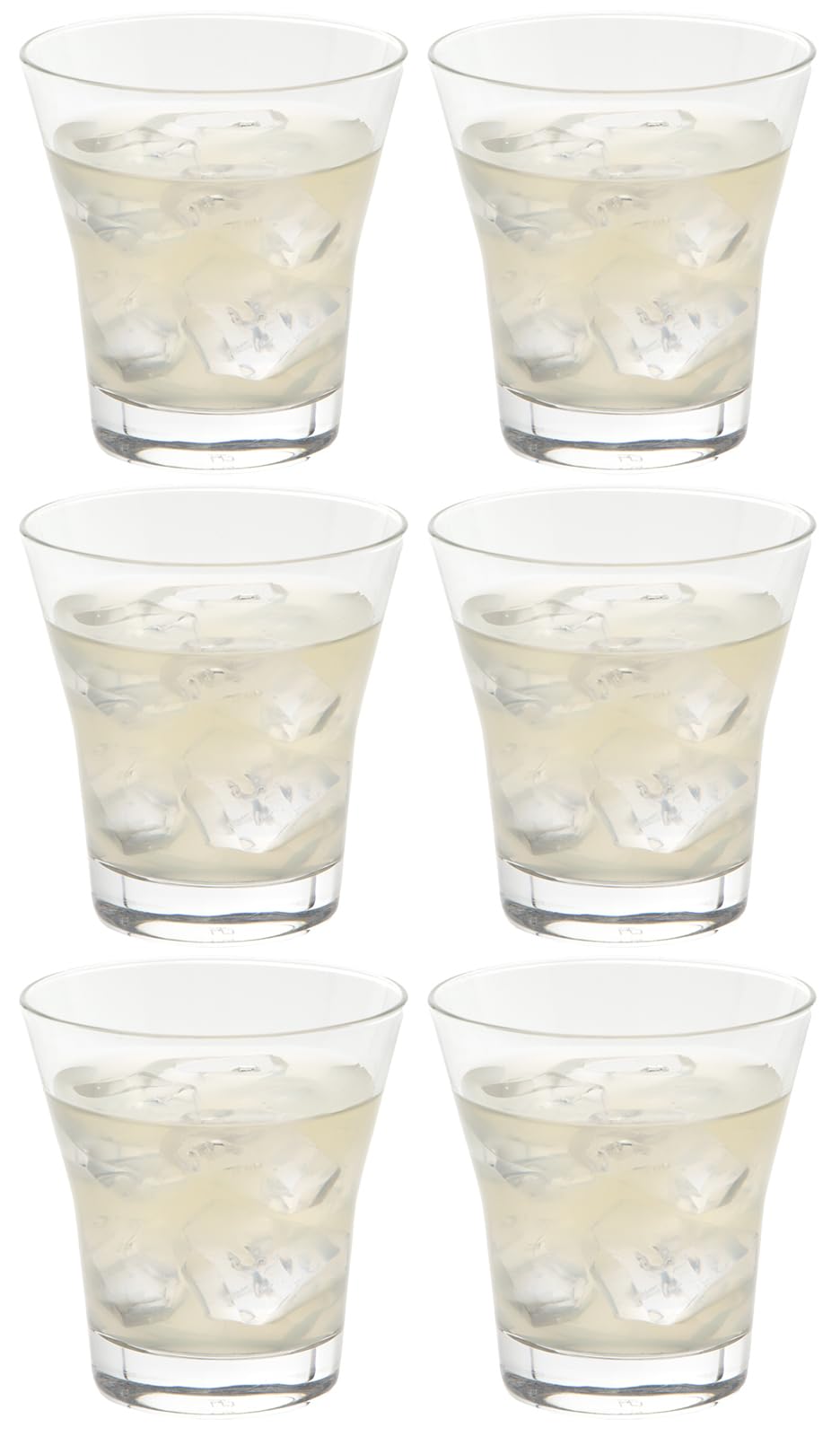 Toyo Sasaki Glass Free Glass, Odin, 8.3 fl oz (210 ml), Set of 6, Made in Japan, Dishwasher Safe, Break-Resistant, Good Design Award, Glass Cup, Beer Glass, Highball Glass, Commercial Glass B-27104HS