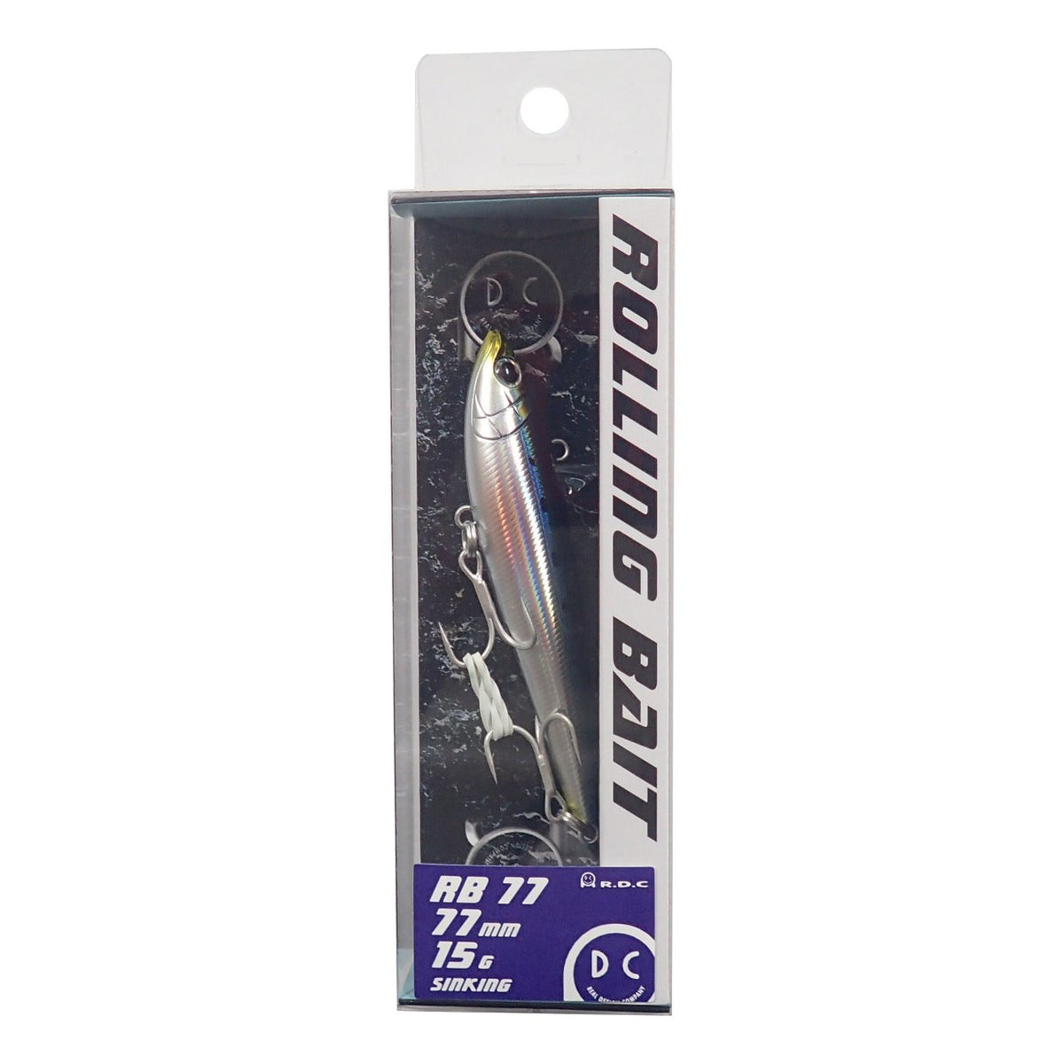 Tacklehouse Vibration R.D.C Rolling Bait, 3.0 inches (77 mm), 0.5 oz (15 g), PH Sardine #08 RB77 Lure