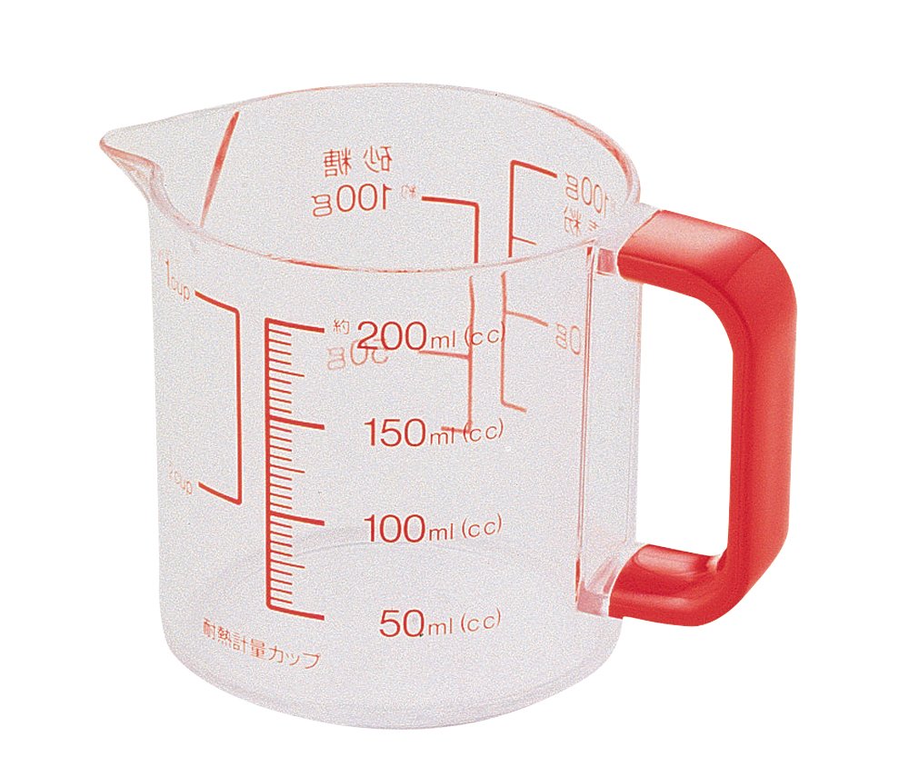 Pearl Metal C-919 Pastime Plastic Measuring Cup, 6.8 fl oz (200 ml), Made in Japan