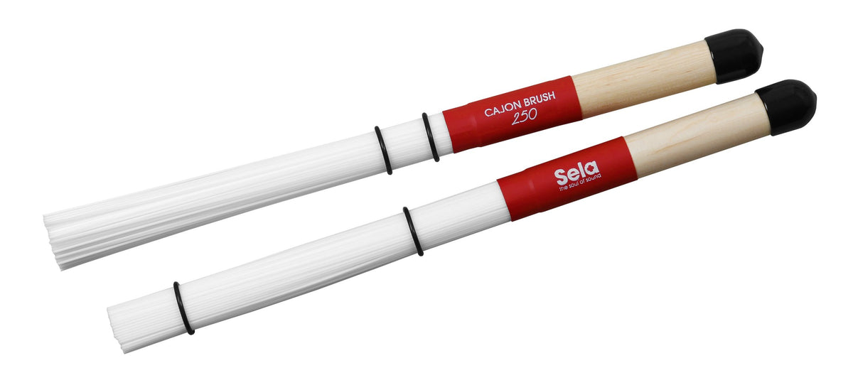 sela SE 036 Cajon Brush, Pair, Wood, 250 Rods (SE036)