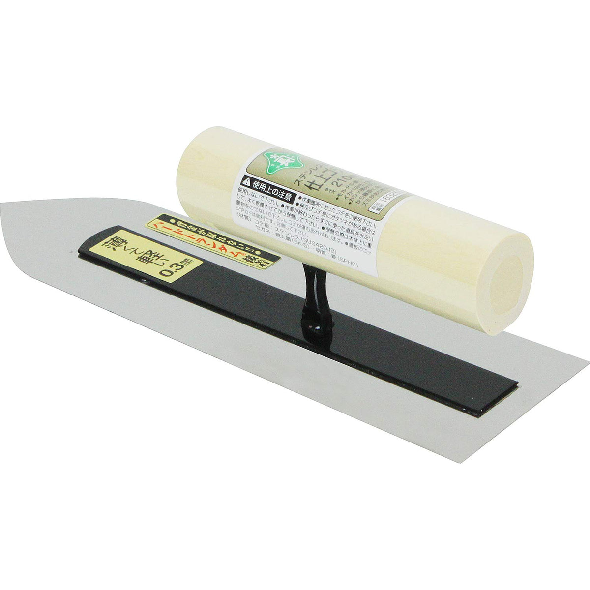 Green Length Stainless Steel Finish Trowel, Plate Thickness: 0.01 inch (0.3 mm), 8.3 inches (210 mm)