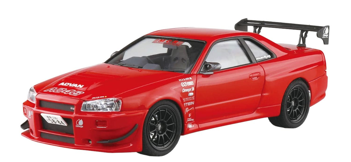 Aoshima MCR BNR24 Skyline GT-R ’02 1:24 Scale Model Kit