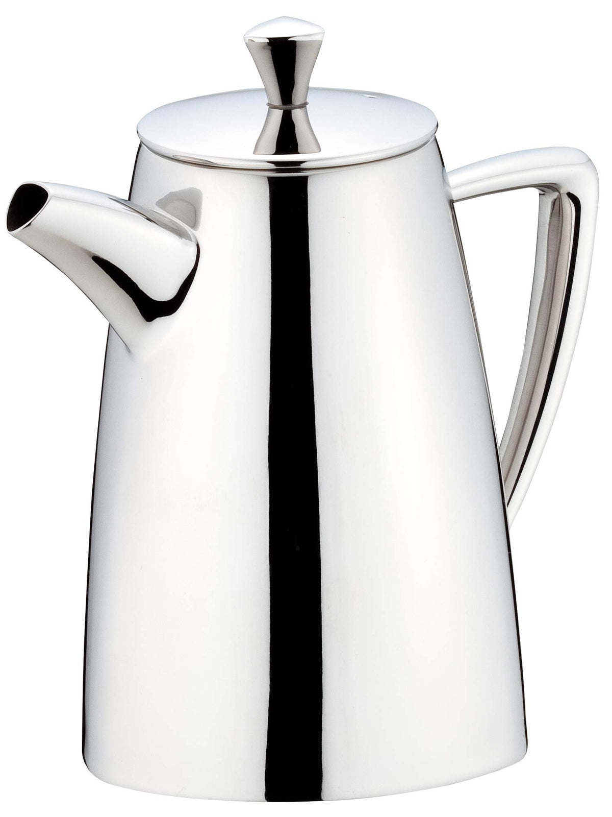 Sanho Sangyo 03037220 Coffee Server, Silver, For 5 People, Triangle Coffee Pot