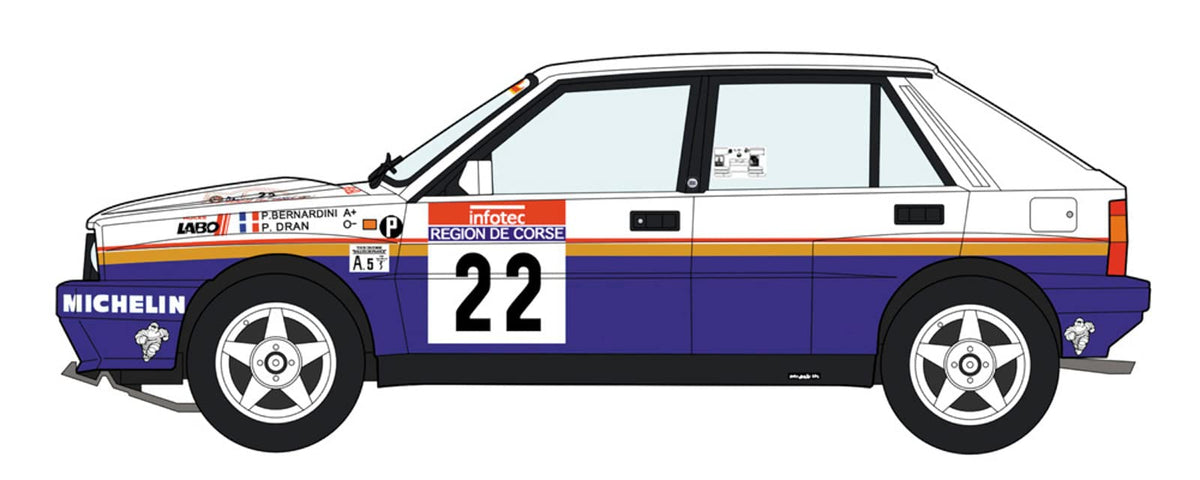 Hasegawa 1/24 Lancia Delta HF Integrale 16V 1990 Tour De Corse Rally