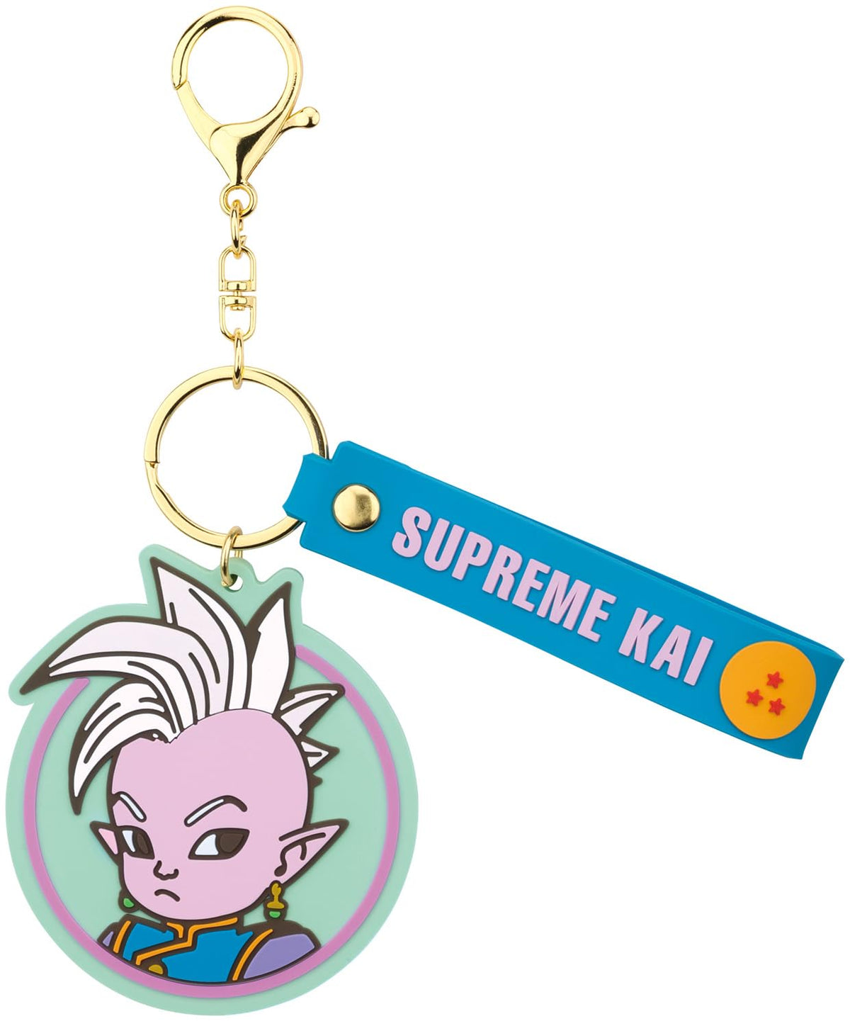 Skater ZRMKH2-A Rubber Mascot Keychain Dragon Ball DAIMA Kai King (Mini) Boys