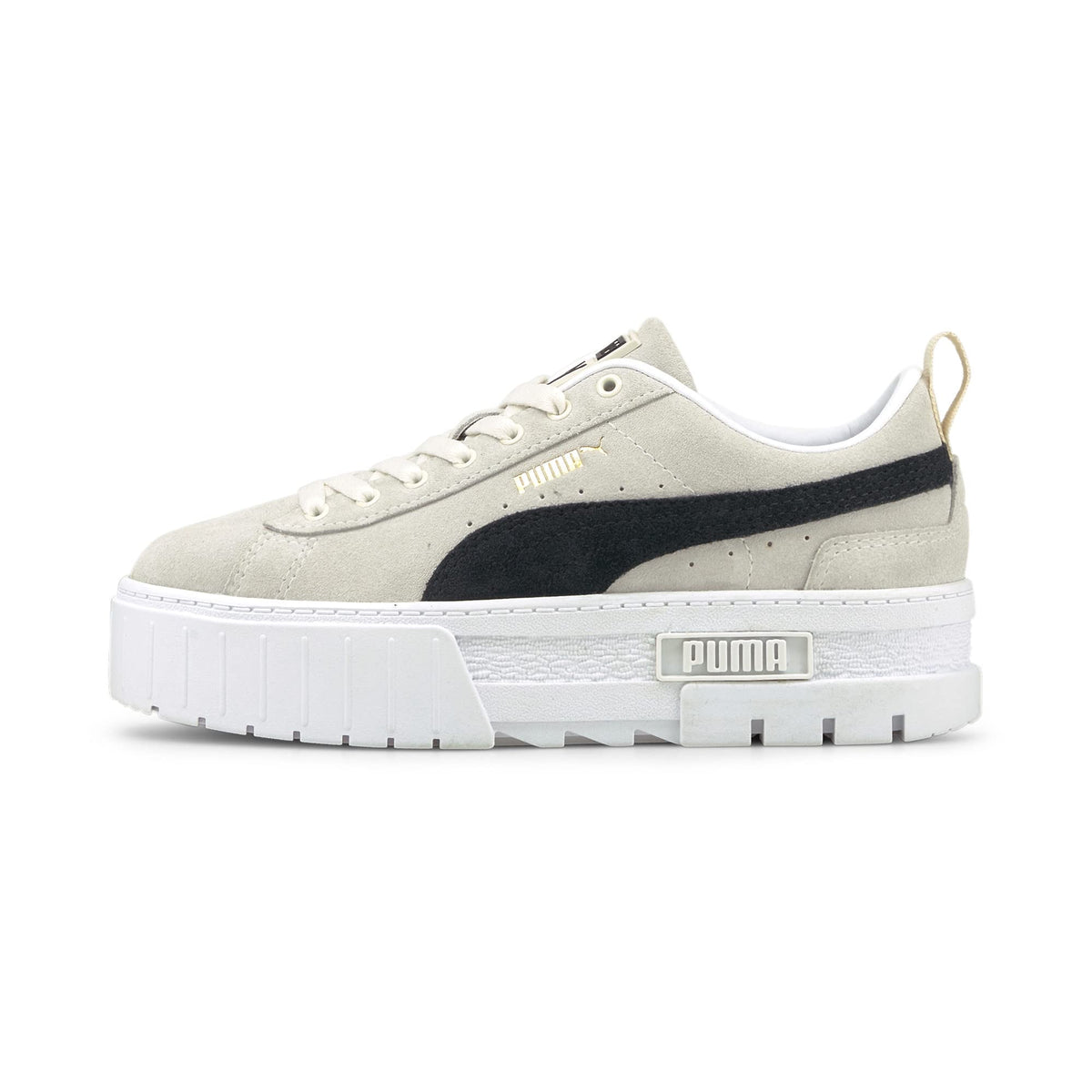 Puma Maze 380784 Women's Sneakers, Thick Sole, Spring/Summer Colors, Spring Summer Color Ivory Glow (02), 24.5 cm