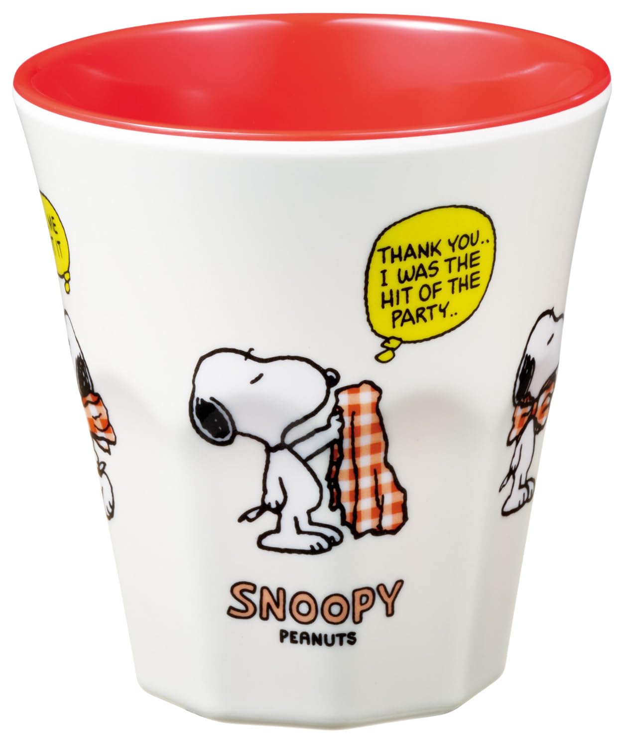 Skater MTB2-A Children's Melamine Tumbler, 9.1 fl oz (270 ml), Snoopy Ribbon, Girls
