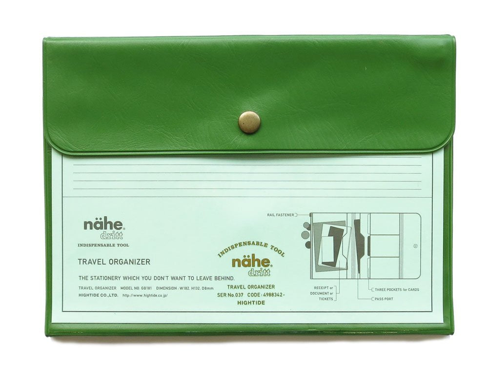 HIGHTIDE GB181 Travel Organizer, Nehe, Green