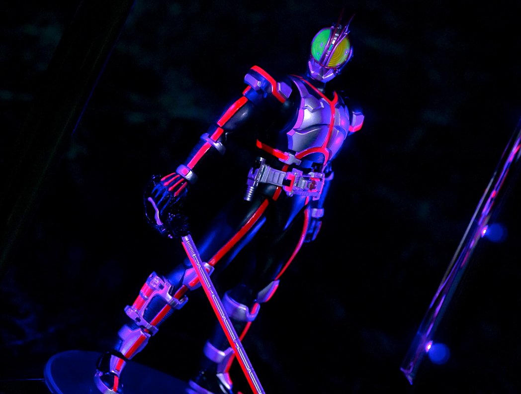 SH Figuarts soul Features, Vol.6 Rider Faiz GLOWIMG STAGE set (japan import)