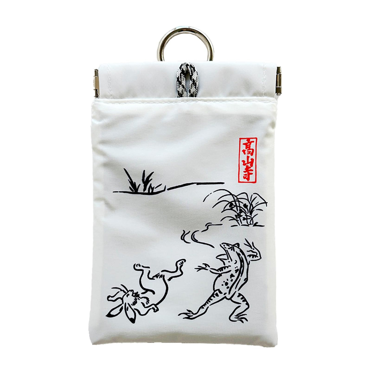 HEMING'S 1508506 POY Museum Portable Trash Can (Choju-Giga) Approx. 3.9 x 6.3 inches (10 x 16 cm)