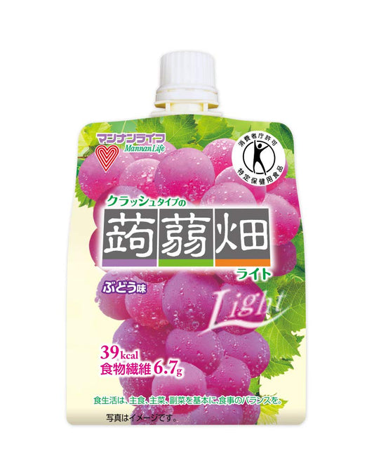 [Tokuho] MannanLife crash type of konjac field light grape taste 150g ~ 6 pieces