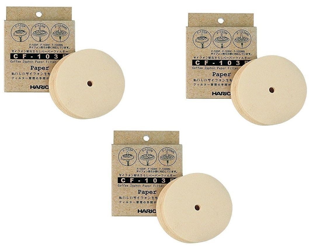 Hario Paper Filter for DCA-3/5 NCA-3/5 (100 pcs)