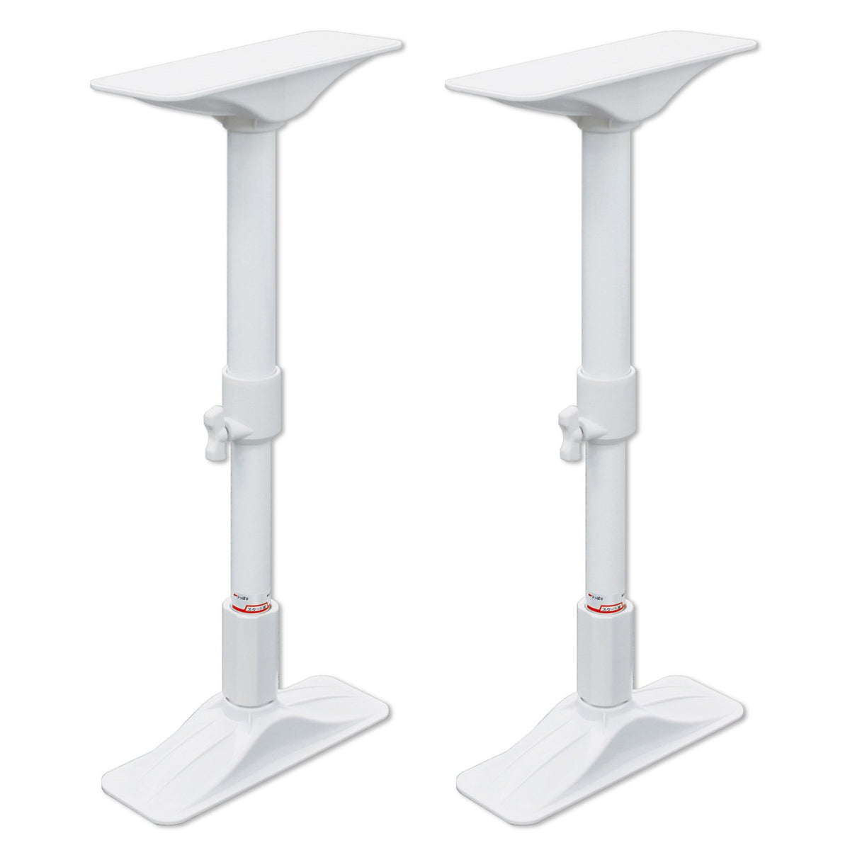 HEIAN SHINDO REQ-35 Furniture Fall Prevention Tension Rod, White, Mounting Height 13.8-19.7 inches (35-50 cm)