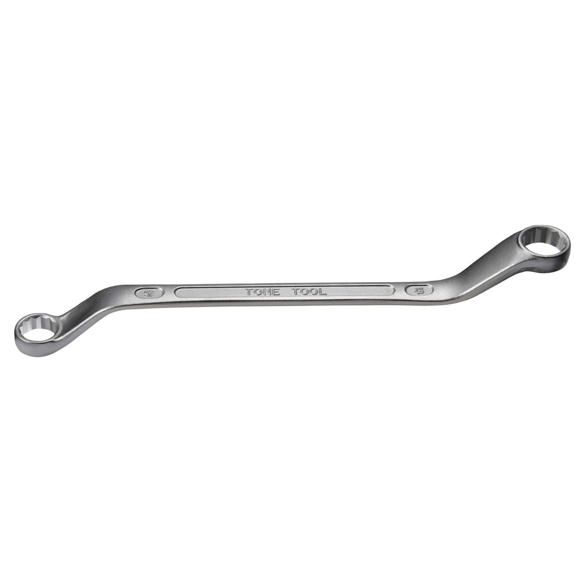 TONE HPM45-1618 Long Glasses Wrench (45°) Double Side Width 0.6 x 0.7 inches (16 x 18 mm), Gray