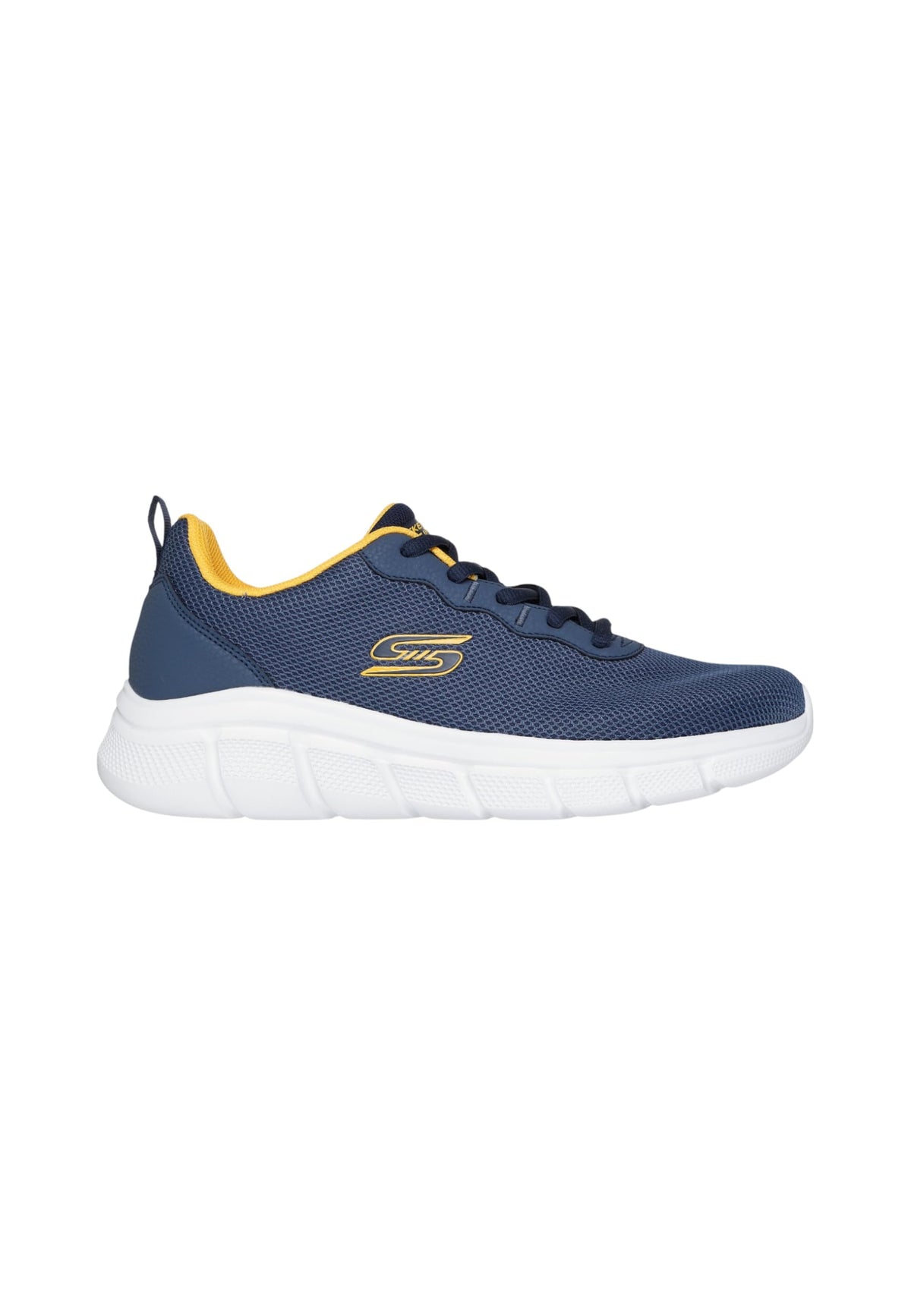 Skechers BOBS B Flex-ICY Edge Men's Sneaker, 7.5 D(M) US, Navy