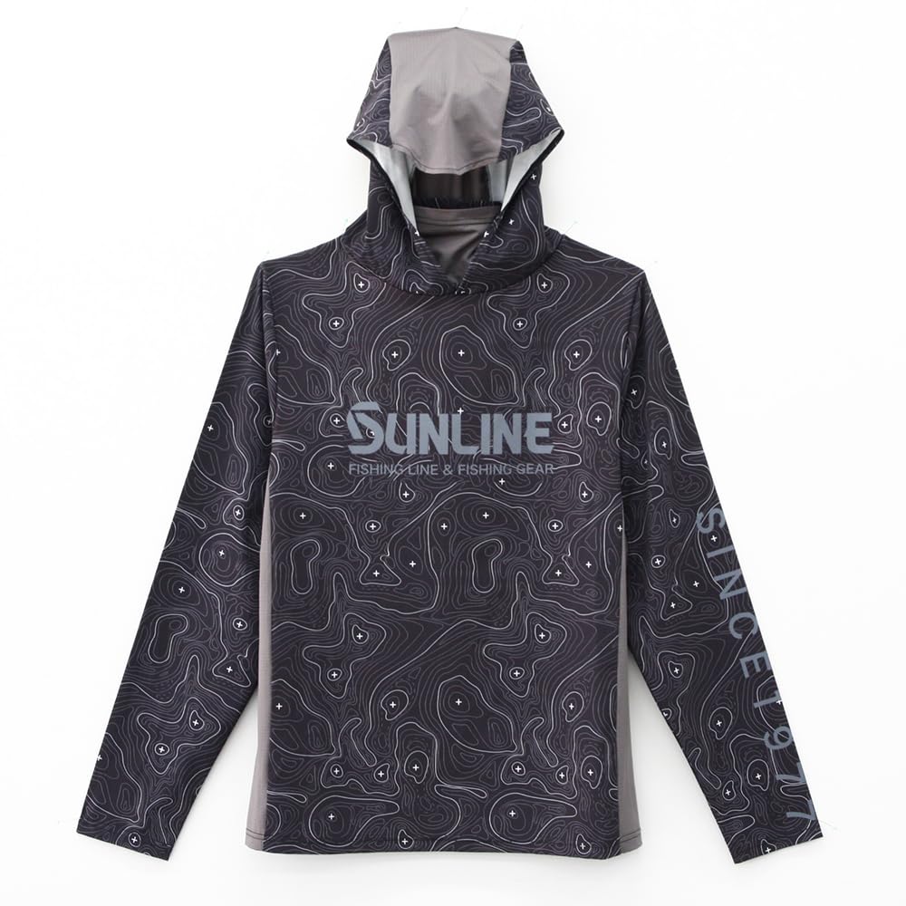 SUNLINE SUW-04604CW Bug Off Quick Dry Hoodie, Black, LL Size