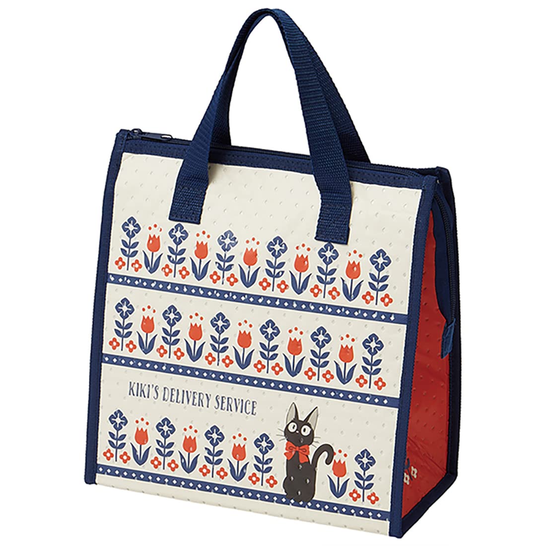 Skater Kiki's Delivery Service Thermal Insulated Lunch Bag with Zip Closure - Modern