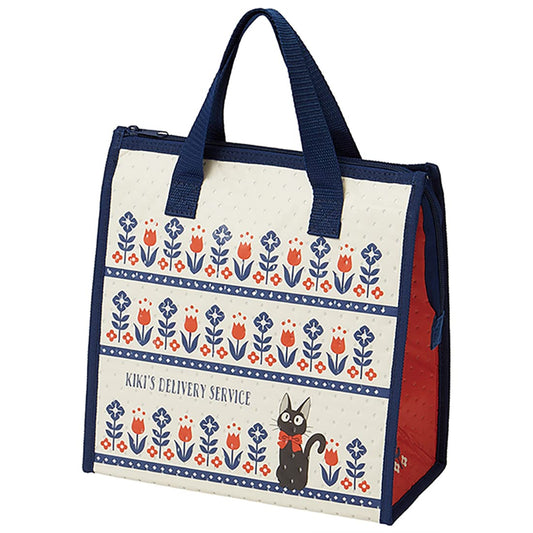 Skater Kiki's Delivery Service Thermal Insulated Lunch Bag with Zip Closure - Modern