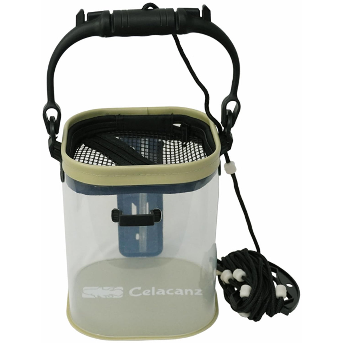 Celacanz UFC-029 UFC-030 Light Game Bucket, 3 Colors, Highly Absorbent Bucket, Foldable, Compact, 8.3 inches (21 cm), X'SELL (Excel) (Sand Beige, 7.1 inches (18 cm)