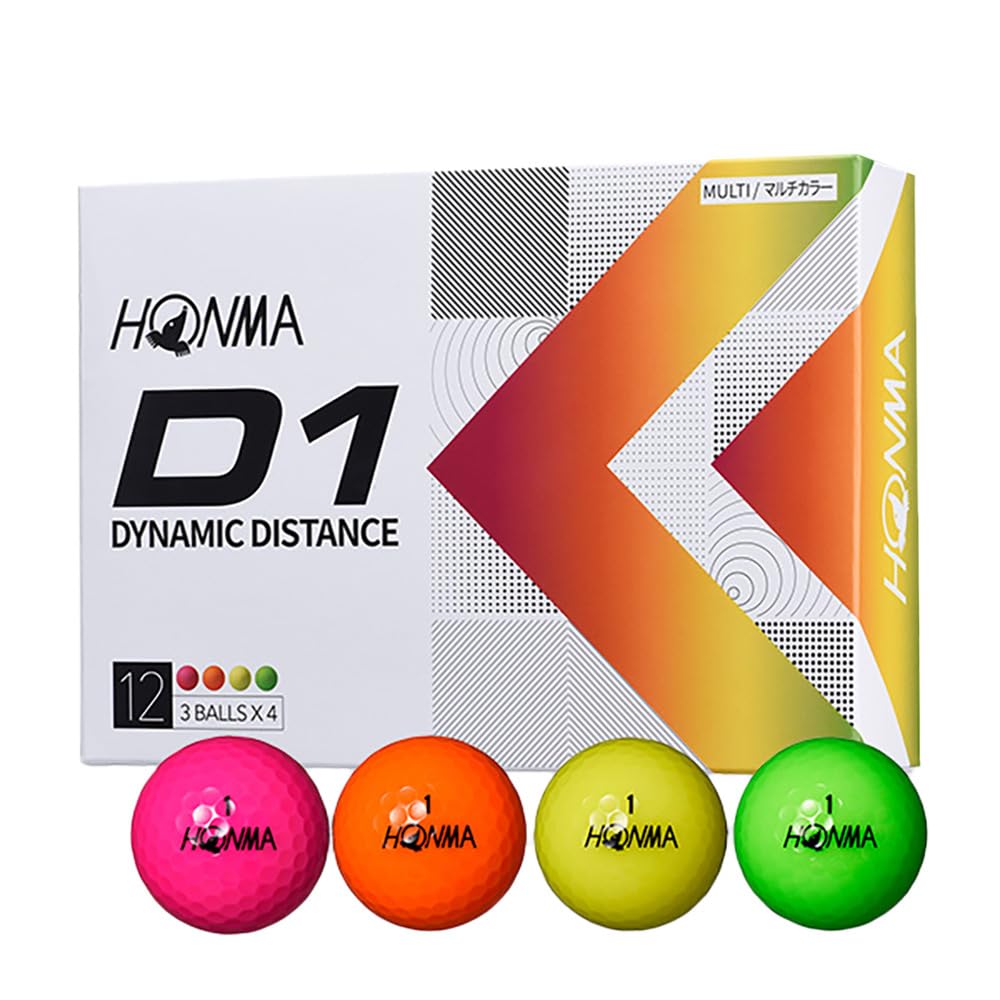 Honma Golf BT2201 2022 D1 Ball, Multi FF